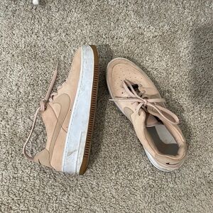 suede nike air force 1 sneakers